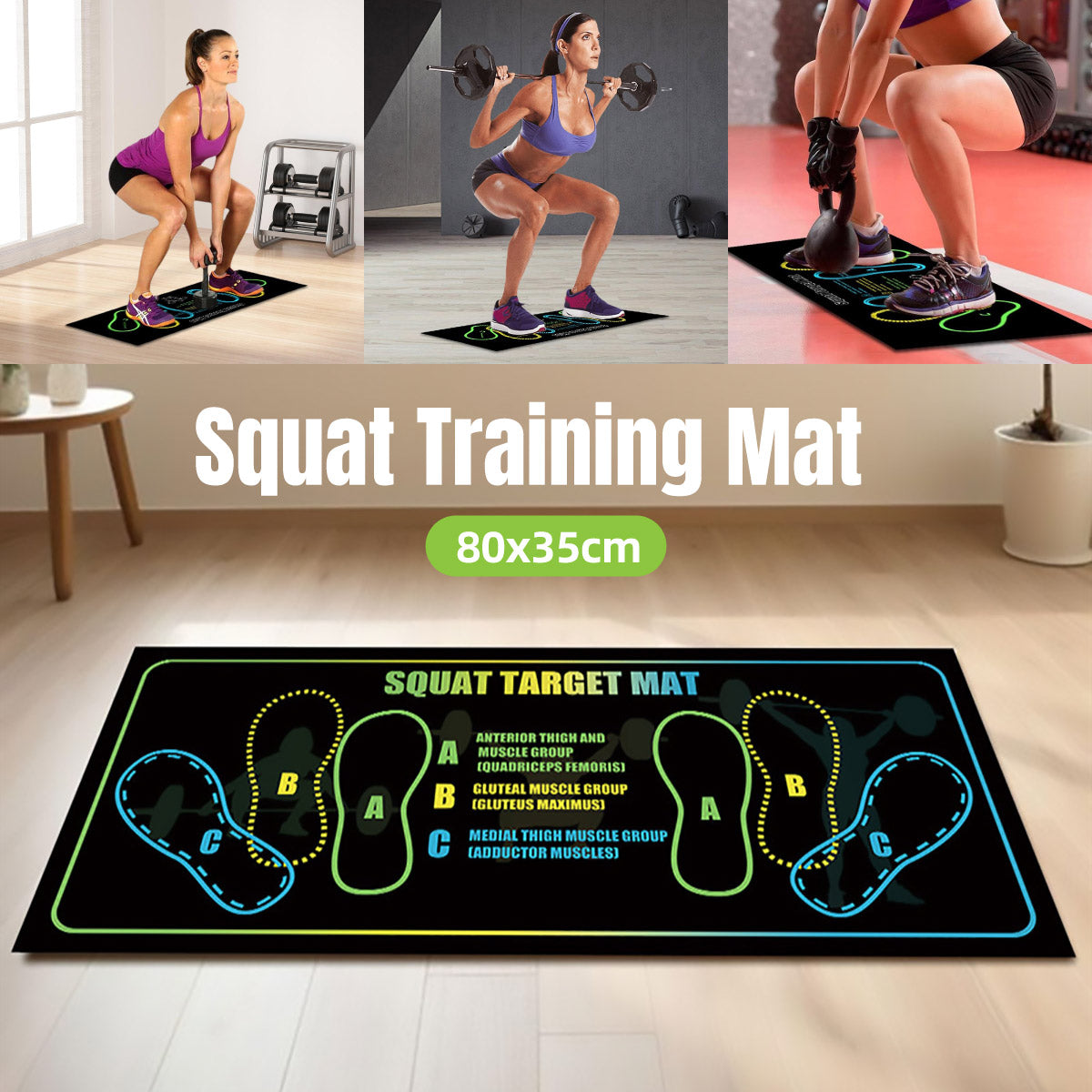 Benson Fitness Squat Mat – High-Performance Exercise Pad – Casa La Vie